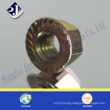 1/4 Flange Nut with Zinc Grade 5